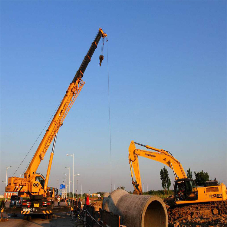 宁阳25吨吊车吊8吨,最远吊多少米